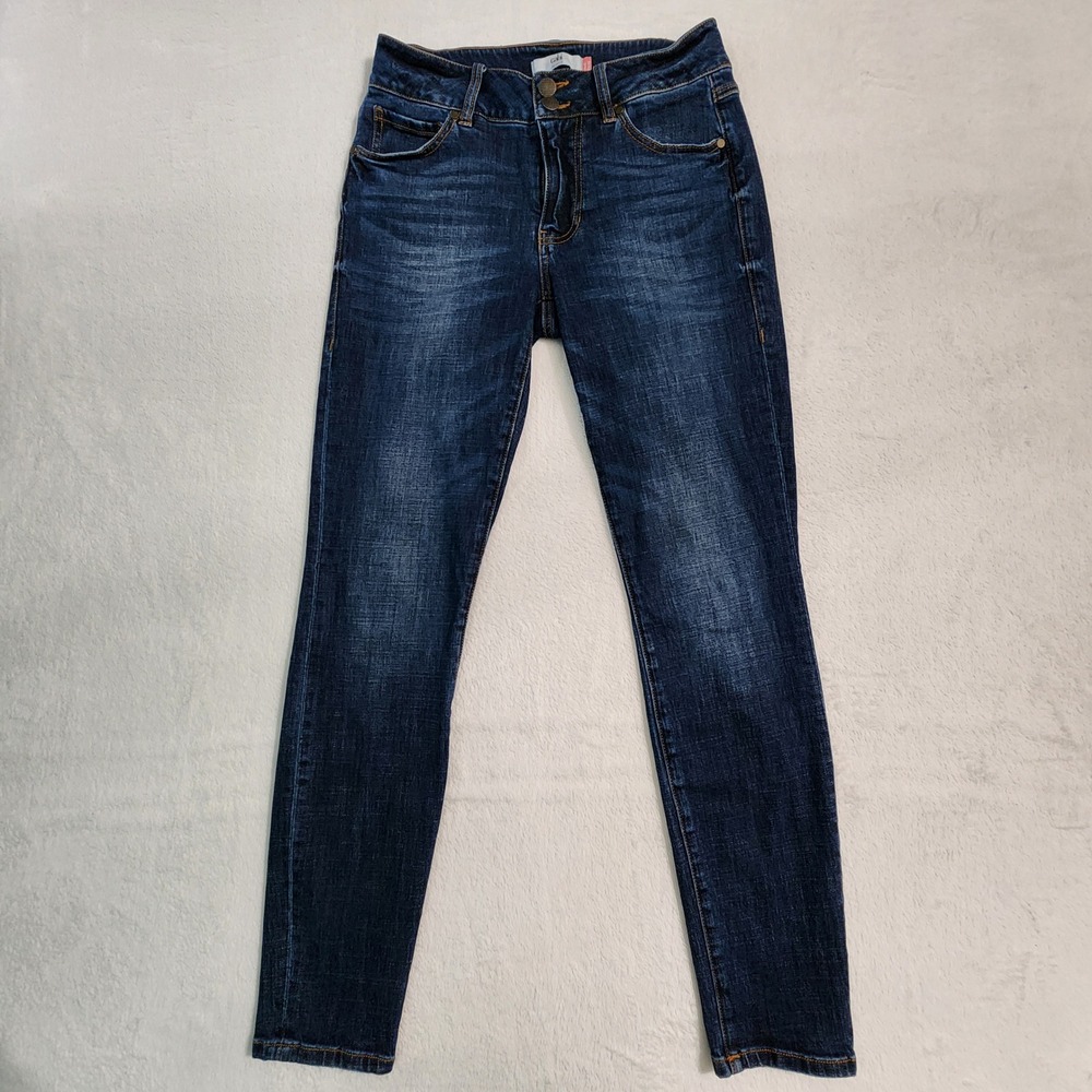 Cabi Cinch Skinny Jeans Womens 6 Dark Wash Denim Stretch 29W 30L Basic Preppy